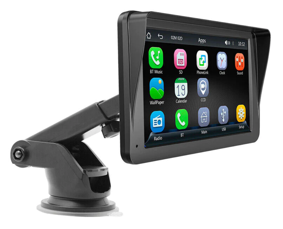 7" Portable Car Head Unit + FREE Rear View Camera